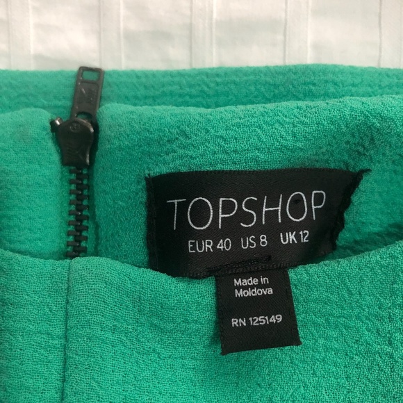 Green Topshop T-shirt Dress - Picture 4 of 4